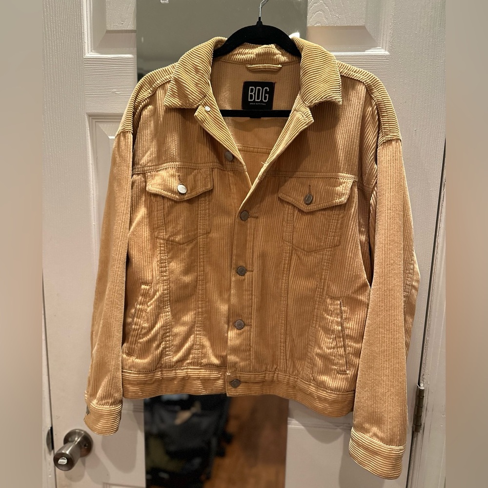 Urban Outfitters BDG yellow corduroy jacket size small